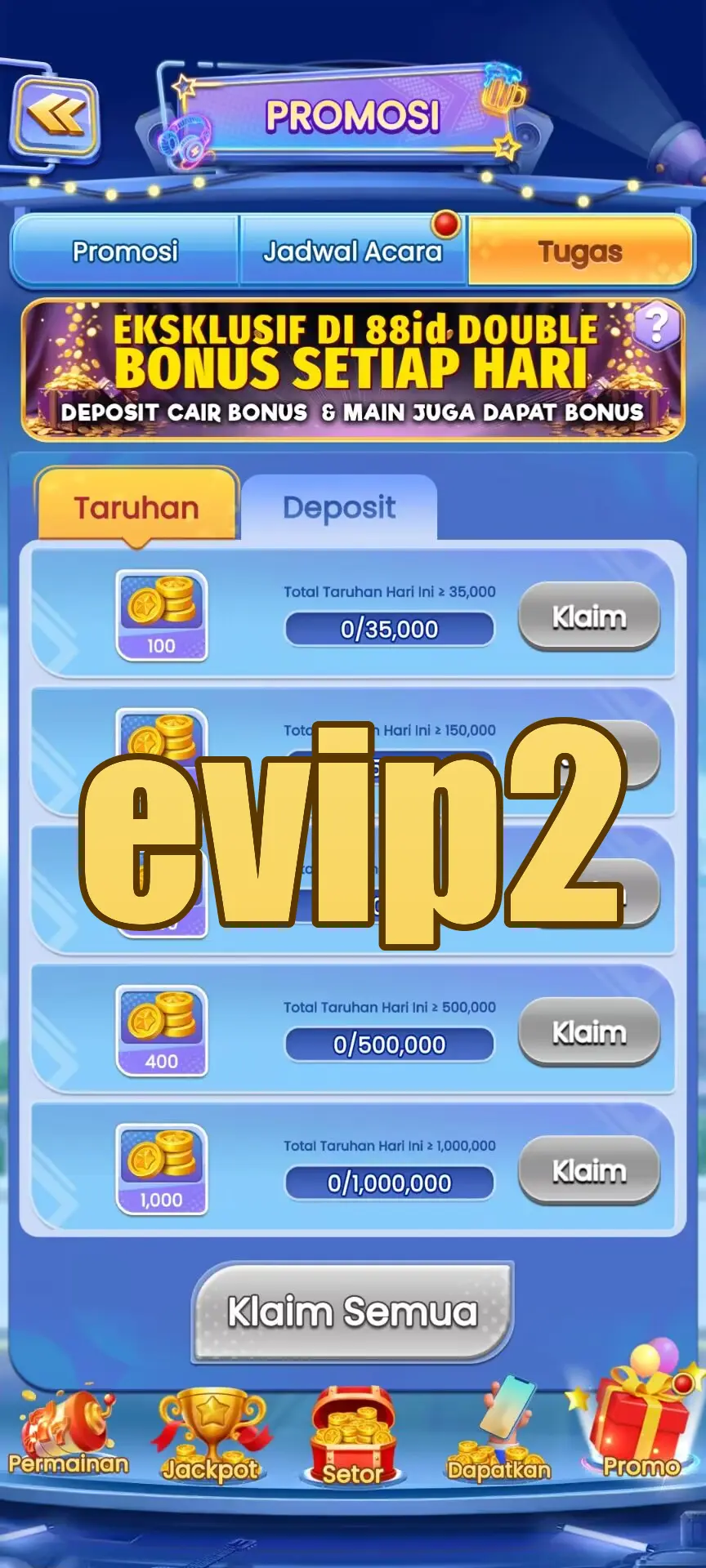 evip2 Tangkapan Layar - APK Resmi